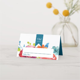 Ljussommarfärgad Bröllop Placeringskort