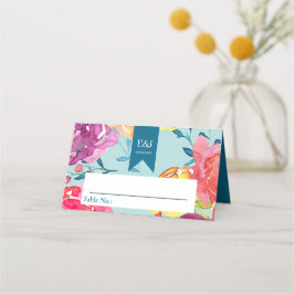 Ljussommarfärgad Bröllop Placeringskort