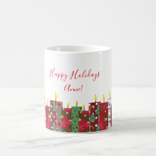 Ljusstakar Konst< God Jul Tid Kaffemugg