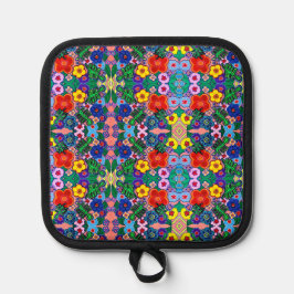 Ljusstark Abstrakt Flower Art