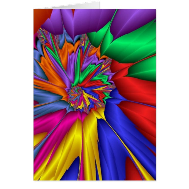 Ljusstark abstrakt OBS kort (Framsidan)