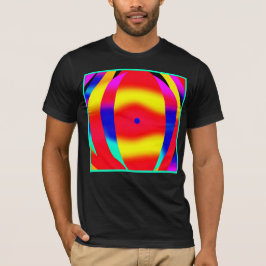 Ljusstark, färgstark och djärv design t shirt