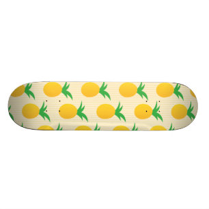 Ljusstark Gult anas Mönster Skateboard Bräda 20 Cm