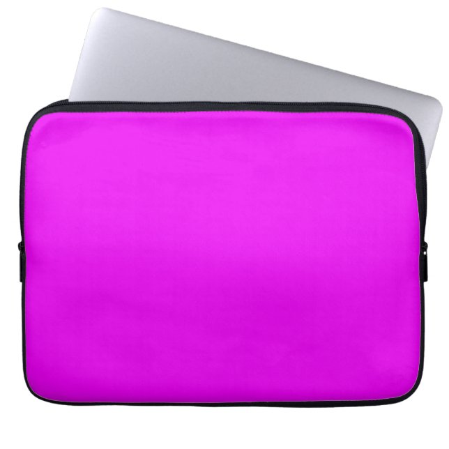 Ljusstark Magenta Laptop Fodral (Framsidan)