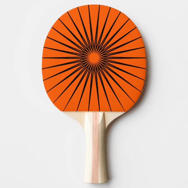Ljusstark Orange i Färg Pingisracket (Framsidan)