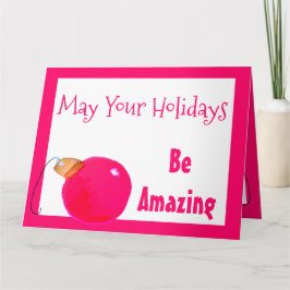 Ljusstark Rosa, icke-traditionell formaterad Kort