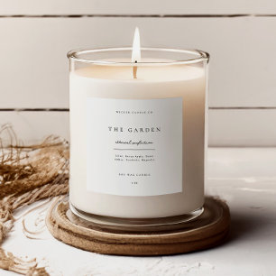 Ljussticker Företag Produkt Etikett Krukmärkning