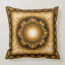 Ljusstrålande geometrisk ornament kudde