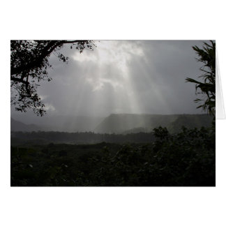 Ljusstrålar Hälsningskort