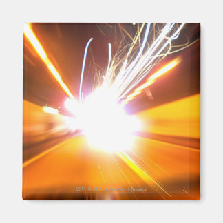 Ljusstrålar och abstrakter magnet