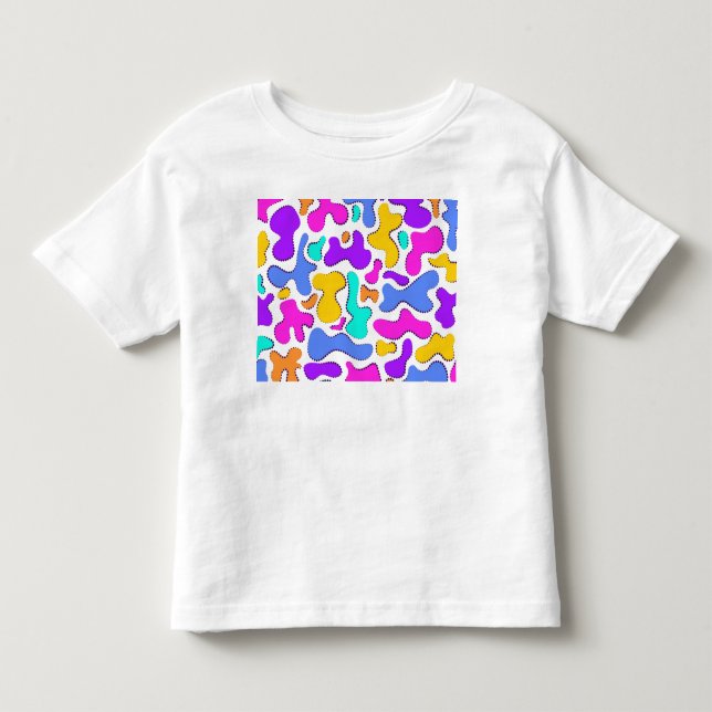 Ljussyrade flytande former t shirt (Framsida)