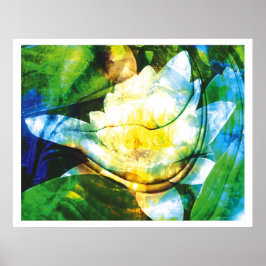 Ljust Abstrakt 11: HjärtTempel Poster