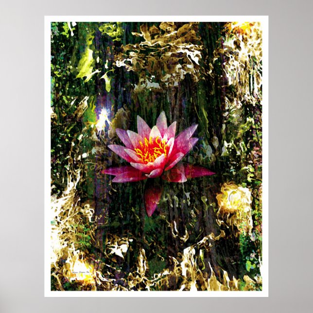 Ljust Abstrakt 4: Vårt hjärta Poster (Framsidan)