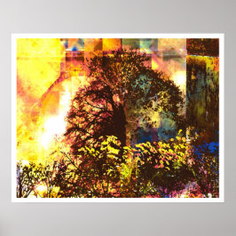 Ljust Abstrakt 7: Blankt liv Poster