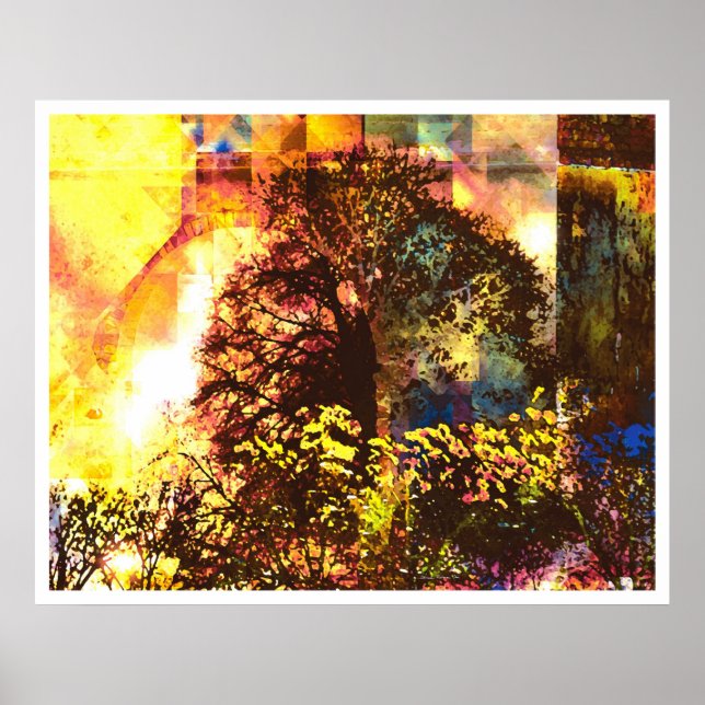 Ljust Abstrakt 7: Blankt liv Poster (Framsidan)