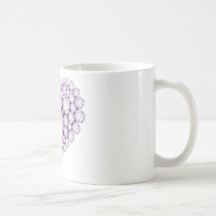 Ljust Ametyst Heart Gems Kaffemugg
