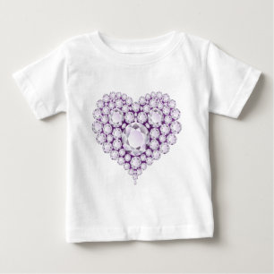 Ljust Ametyst Heart Gems Tee