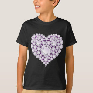 Ljust Ametyst Heart Gems Tröja