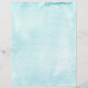 Ljust Aqua Blue Stationery Papper