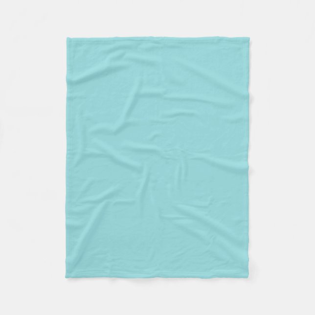 Ljust Aqua - Flanellfilt - HAMbyWhiteGlove Fleecefilt (Framsidan)