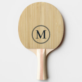Ljust bambumönster pingisracket