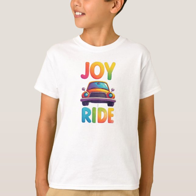 🚗 Ljust Bil Spass För Pojkar Dagar 🌈 T Shirt (Framsida)