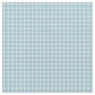 Ljust blåmajsblått gingham-rutigt tyg