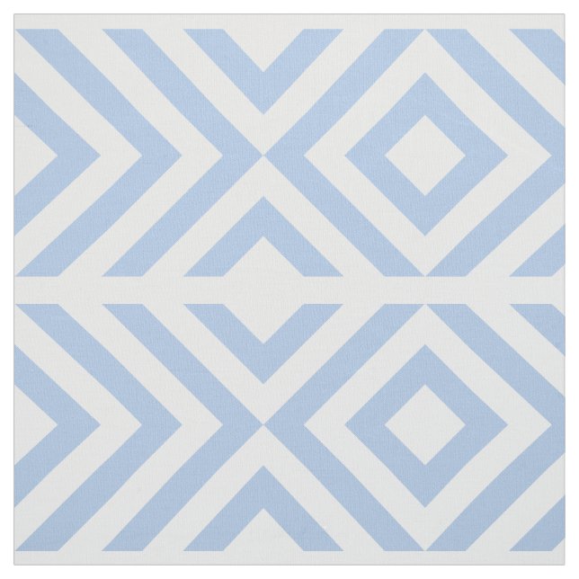 Ljust - blått- och vitsparrar, geometriska tyg (Provkarta)