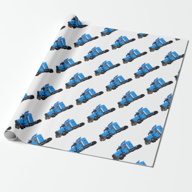 Ljust - blått som den halva lastbilen i tre presentpapper (Utrullad)