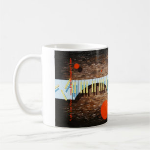 Ljust - blått stämm kaffemuggen kaffemugg
