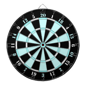 Ljust - blått-, vit- och svartDartboard Piltavla