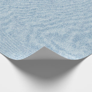 Ljust - blåttDenimstruktur Presentpapper