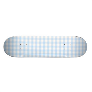 Ljust - blåttginghammönster mini skateboard bräda 18,7 cm