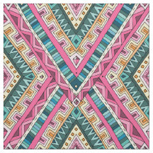 Ljust Boho färgrikt abstrakt stam- mönster