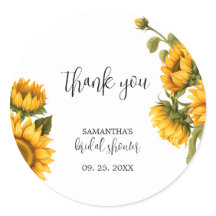 Ljust bröllopsfest för solrosor