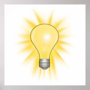 Ljust Bulb Bright Idea Poster