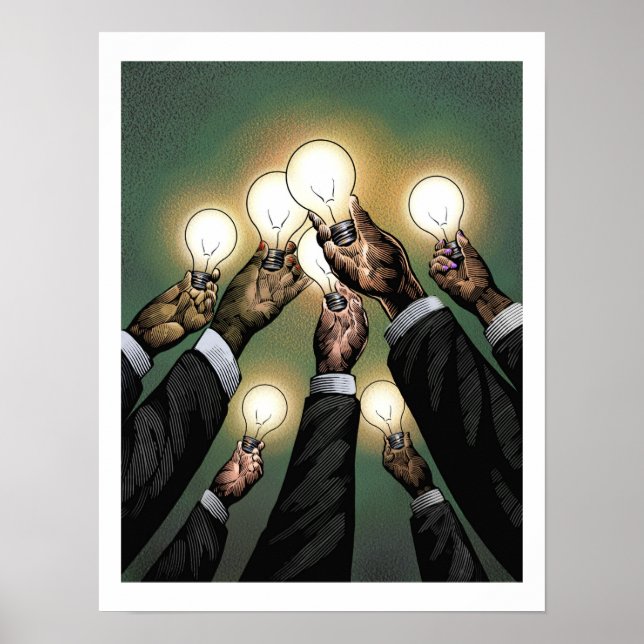 Ljust bulb Poster (Framsidan)