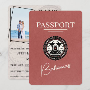 Ljust Burgundy Bahamas-pass Spara datum Datumet
