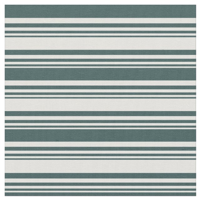 Ljust cyan och Mörk Slate Grått Linjer Tyg (Närbild)