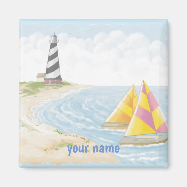 Ljust en fyr magnet (Framsidan)