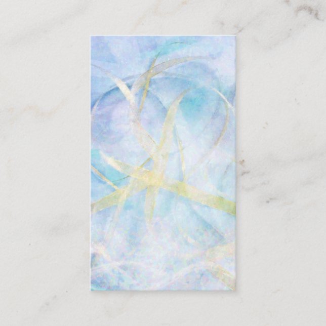 Ljust fläta visitkort (Framsida)