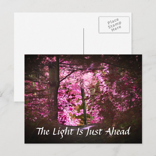 Ljust Framför Inspirerande Postkort Vykort (Fram/baksida)