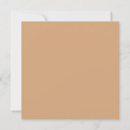 Ljust Fransk Beige Solid Färg - enkelt tack, ditt  Tack Kort