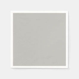 Ljust franskt grått enfärgat pappersservett