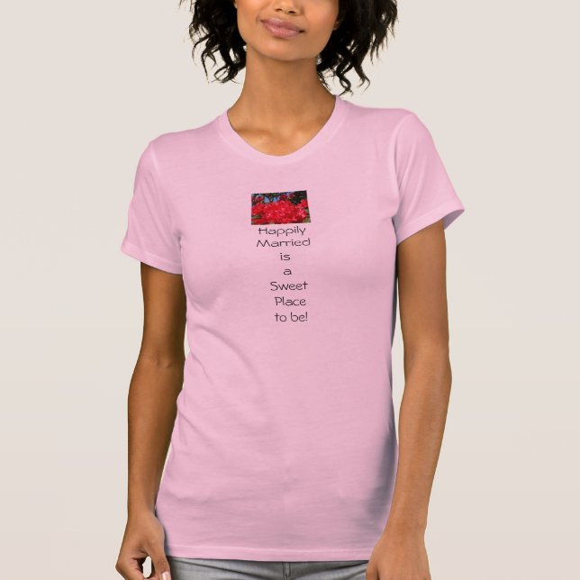 Ljust gift är en underbar plats att vara på! T-shi Tee Shirt (Framsida)