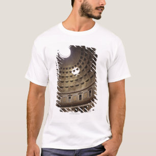 Ljust glänsande till och med oculus i pantheonen t-shirt