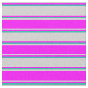 Ljust Grått-, Fuchsia- och Light Sea Grönt-Färgad Tyg
