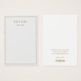 Ljust Grått Grått Gräns Necklace Bracelet Visning Visitkort