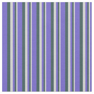 Ljust Grått, Mörk Slate Grått och Slate Blue Linje Tyg