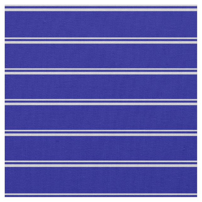 Ljust Grått och Mörk blått Färgad Linjer Tyg (Närbild)